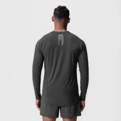 0947. Laser-Vent™ Established Long Sleeve - Space Grey -Fashion Shop SPACEGREY VentedLongSleeve1