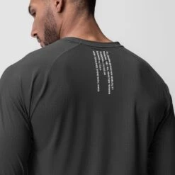 0947. Laser-Vent™ Established Long Sleeve - Space Grey -Fashion Shop SPACEGREY VentedLongSleeve2
