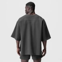 0945. Micro-Terry Warm-Up Tee - Space Grey -Fashion Shop SPACEGREY WarmUpTee1