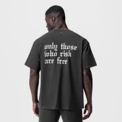 0797. Tech Essential™ Relaxed Tee - Space Grey/White "OTWR" -Fashion Shop SPACEGREY White OTWRAF Tee2