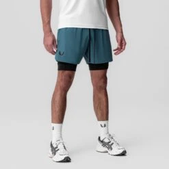 0865. Tetra-Lite® 5" Liner Short - Storm "Wings"/Black -Fashion Shop STORM 5 TetraLiteShorts5