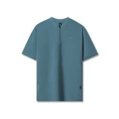 1087. Tetra-Lite® Ice Zip Tee - Storm