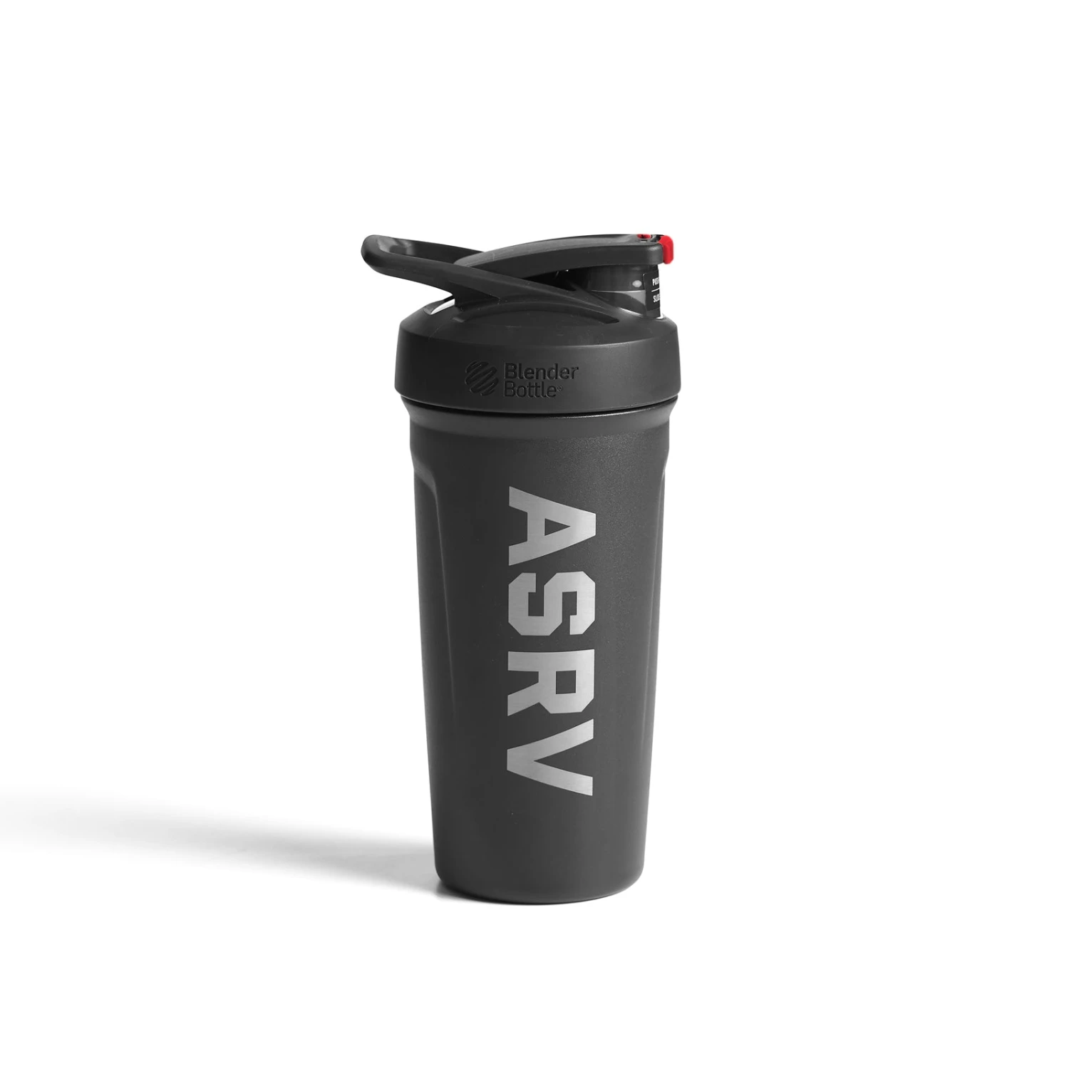 ASRV X Blender Bottle® Strada™ Insulated Stainless Steel Shaker - Black/Red "ASRV" 3 ASRV X Blender Bottle® Strada™ Insulated Stainless Steel Shaker - Black/Red "ASRV"