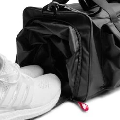 0710. Utility Gym Duffle Bag - Black -Fashion Shop Shoe going in