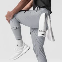 0690. Tetra-Lite® Tech High Rib Jogger - Slate Grey "Cyber" -Fashion Shop SlateGrey Cyber HiRib5