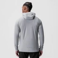 0682. Training Hoodie - Slate Grey "Cyber" -Fashion Shop SlateGrey ThermalHoodie1