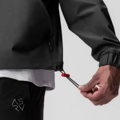 0717. Weather-Ready Anorak Jacket - Space Grey "Patch" -Fashion Shop SpaceGrey AnorakJacket2