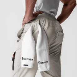 0690. Tetra-Lite® Tech High Rib Jogger - Stone -Fashion Shop Stone HiRibJogger3