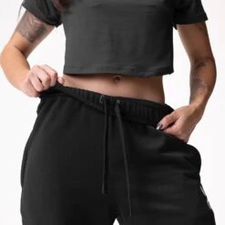 ASRV X Equinox Sorona® French-Terry Oversized Jogger - Black -Fashion Shop Terry Jogger Black Waistband Flipping 95b08bcc cce3 4c28 95dd f3d4c46d62cf