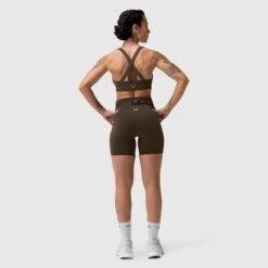 W029. Lycra® 3-in-1 Biker Short - Dark Earth -Fashion Shop W029 dark earth 4