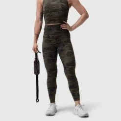 W030. Lycra® 3-in-1 Legging - Dark Camo
