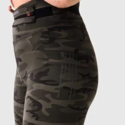 W030. Lycra® 3-in-1 Legging - Dark Camo -Fashion Shop W030 dark camo 5