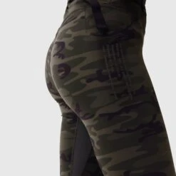 W030. Lycra® 3-in-1 Legging - Dark Camo -Fashion Shop W030 dark camo 6