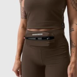 W030. Lycra® 3-in-1 Legging - Dark Earth -Fashion Shop W030 dark earth 7