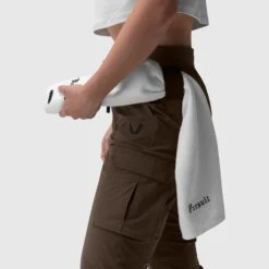 W032. Tetra-Lite® Cargo High Rib Jogger - Dark Earth -Fashion Shop W032 dark earth 14