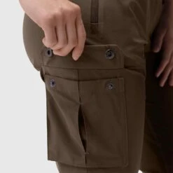 W032. Tetra-Lite® Cargo High Rib Jogger - Dark Earth -Fashion Shop W032 dark earth 9