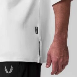 1086. Supima® 3/4-Sleeve Oversized Tee - White -Fashion Shop WHITE 3 4Sleeve Tee3