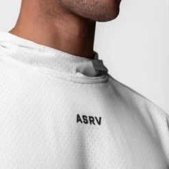 0983. Reversible 2-in-1 Cutoff Hoodie - White -Fashion Shop WHITE CutoffHoodie2