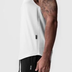 0757. AeroSilver® Cutoff Tank - White -Fashion Shop WHITE CutoffTank3