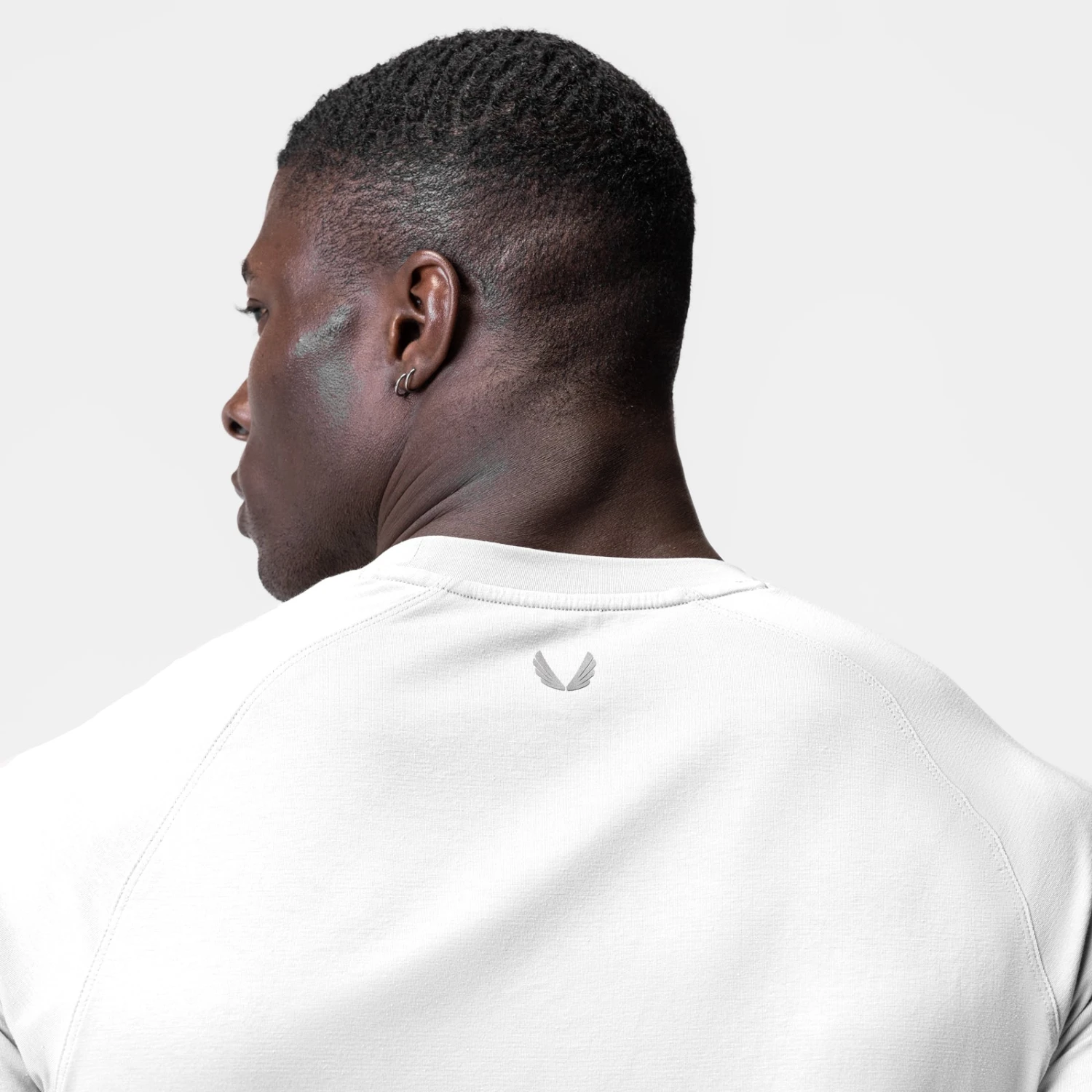 0767. Supima® Established Tee - White 6 0767. Supima® Established Tee - White - Image 4