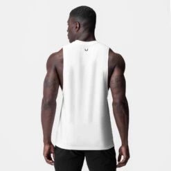 0926. Supima® Muscle Tank - White -Fashion Shop WHITE Supima MuscleTank1