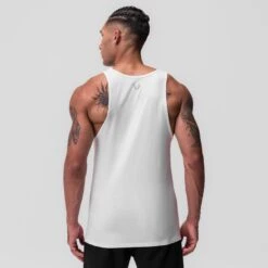 0847. CottonPlus™ Standard Slim Tank - White -Fashion Shop White CottonSinglet