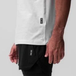 0846. CottonPlus™ Standard Mesh Back Tee - White -Fashion Shop White MeshbackTee 3