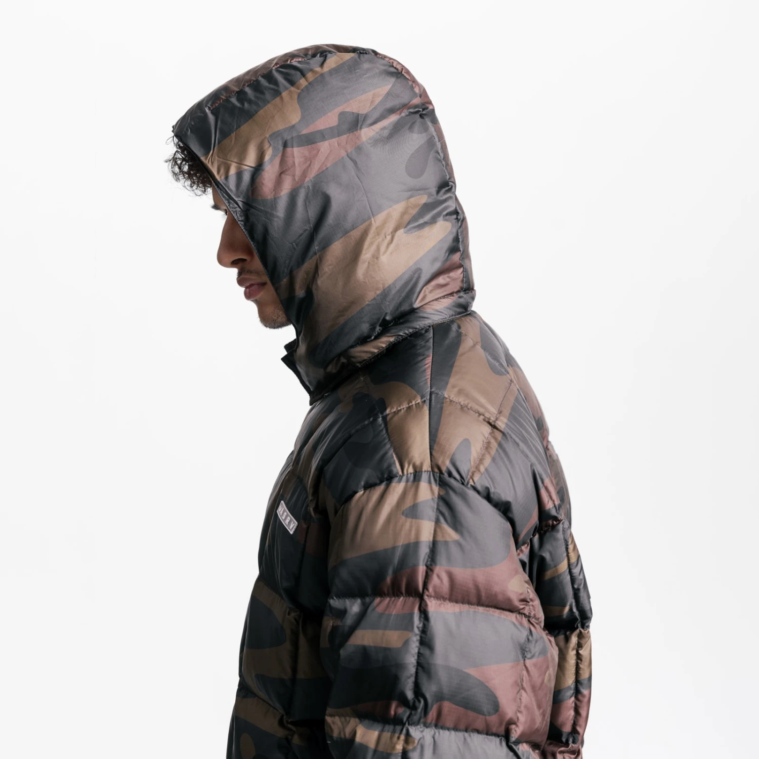 0551. Weather-Ready Down Puffer Jacket - Rust Camo 6 0551. Weather-Ready Down Puffer Jacket - Rust Camo - Image 4