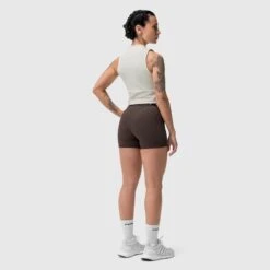 W023. Performance Ribbed Mockneck Tank - Ivory Cream -Fashion Shop WomensEcomm S 25 Judith 144copy