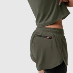 W025. Tetra-Lite® Liner Short - Olive -Fashion Shop WomensEcomm S 25 Judith 170 ARMYOLIVEcopy