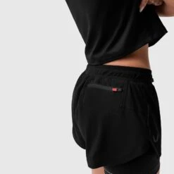 W025. Tetra-Lite® Liner Short - Black -Fashion Shop WomensEcomm S 25 Judith 170 BLACKcopy