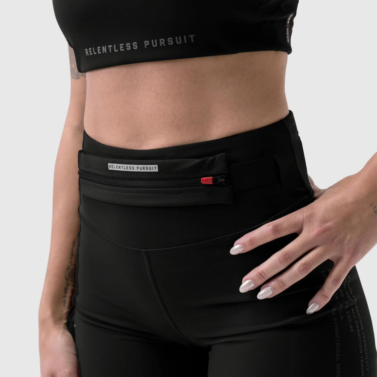 W029. Lycra® 3-in-1 Biker Short - Black 6 W029. Lycra® 3-in-1 Biker Short - Black - Image 4