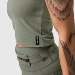 W022. Lycra® 2-in-1 Tank Top - Sage -Fashion Shop WomensEcomm S 25 Judith 31copy