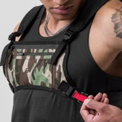 0711. Cordura® Lightweight Chest Pack - Woodland Camo -Fashion Shop WoodlandCamo ChestPack 2 Edit