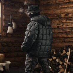 0551. Weather-Ready Down Puffer Jacket - Black -Fashion Shop blackpuff