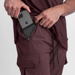 0437. Tetra-Lite® Cargo High Rib Jogger - Faded Plum 9 0437. Tetra-Lite® Cargo High Rib Jogger - Faded Plum -Fashion Shop plum4 fixed