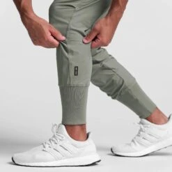 0826. Tetra-Lite® High Rib Jogger - Sage -Fashion Shop sage