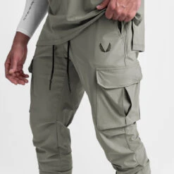 0825. Tetra-Lite® Cargo High Rib Jogger - Sage -Fashion Shop sage3