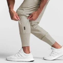 0826. Tetra-Lite® High Rib Jogger - Sand Smoke -Fashion Shop ss tag