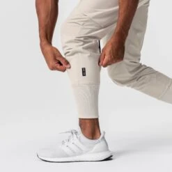 0827. Tetra-Lite® Inlay Pocket High Rib Jogger - Sand Smoke 17 0827. Tetra-Lite® Inlay Pocket High Rib Jogger - Sand Smoke -Fashion Shop sstag