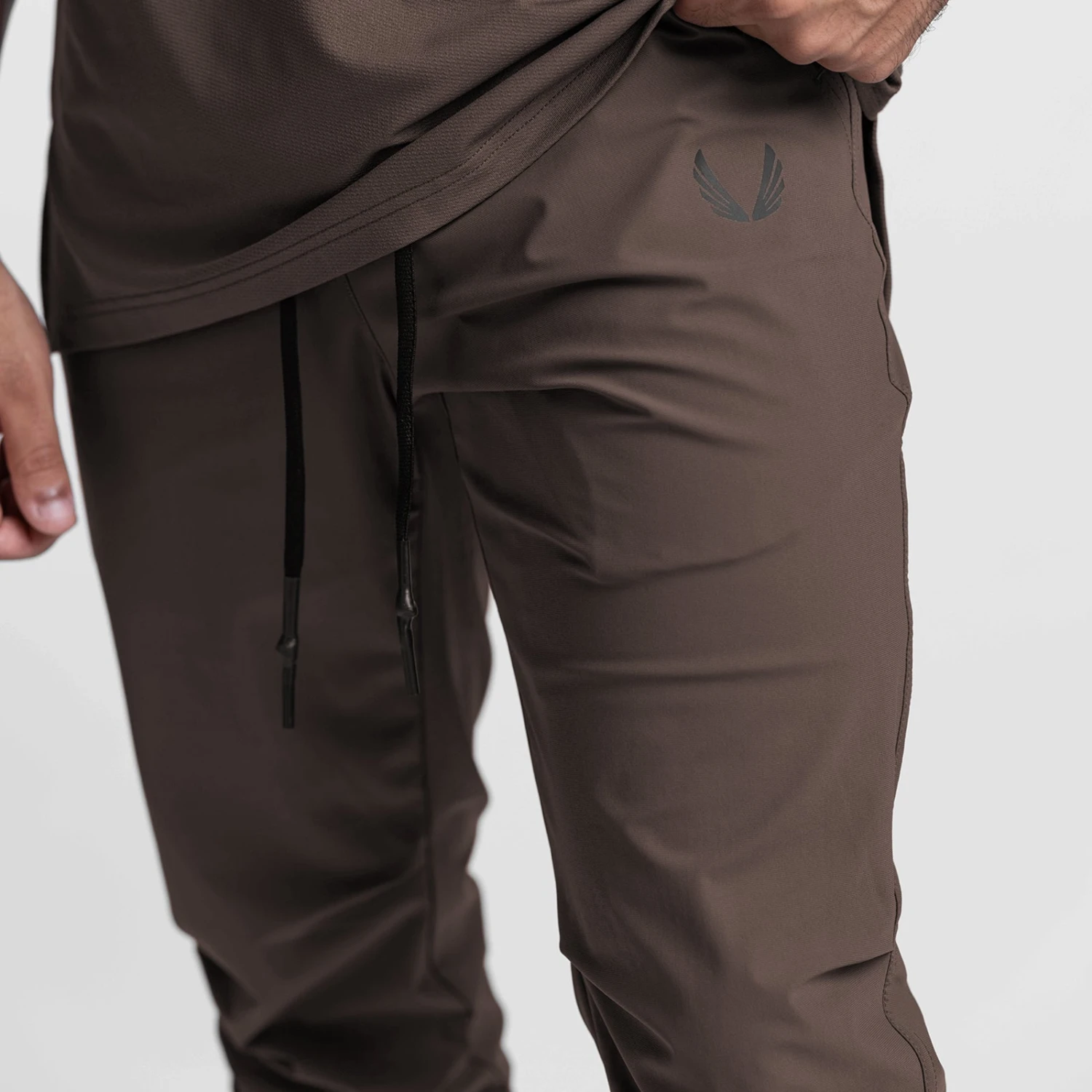 0826. Tetra-Lite® High Rib Jogger - Deep Taupe 5 0826. Tetra-Lite® High Rib Jogger - Deep Taupe - Image 3